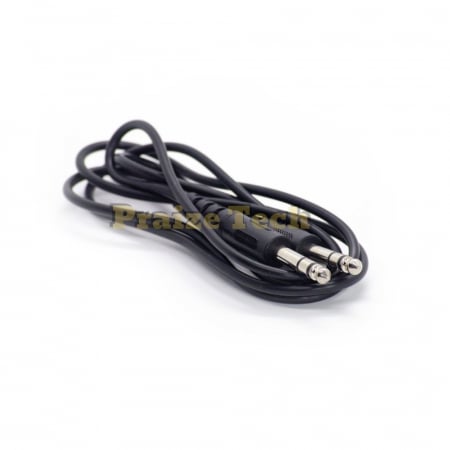 Cabluri Jack - Cablu Jack 6.3mm Stereo Tata - Tata, 1.5m Lungime - Tip Male-Male Balansat pentru Instrumente Profesionale