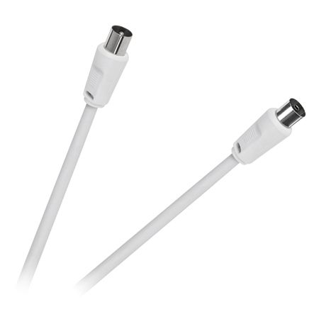 Cabluri - Cablu RF Video, Tata-Mama, 90 Grade, 5m - Cablu Coaxial Mufat pentru TV