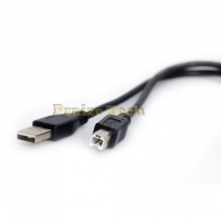 Cablu USB A Tata - USB B Tata, Negru, Cablu Imprimanta, 1.5 M Lungime - Ideal pentru Scanner, HDD extern, Hub USB [4]