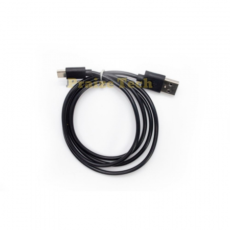 Cablu USB Tata A - USB Tata Tip C, Lungime 1m, Model Negru - pentru Smartphone, Laptop, Hub USB [2]