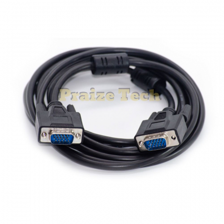Cabluri VGA - Cablu VGA de Monitor, 15 Pini, Tata-Tata, 3m Lungime - Tip Male-Male pentru Monitor sau Proiector