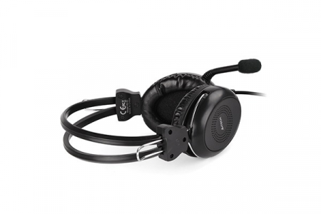 Casti A4Tech, Model Negru, HU-30, Microfon – Conectare USB [2]