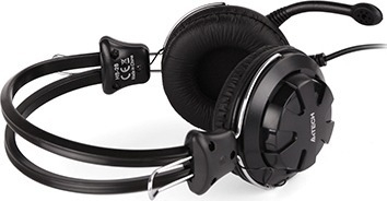 Casti A4Tech, Model Negru, HS-28-1, Microfon – Conectare 2x Jack [2]