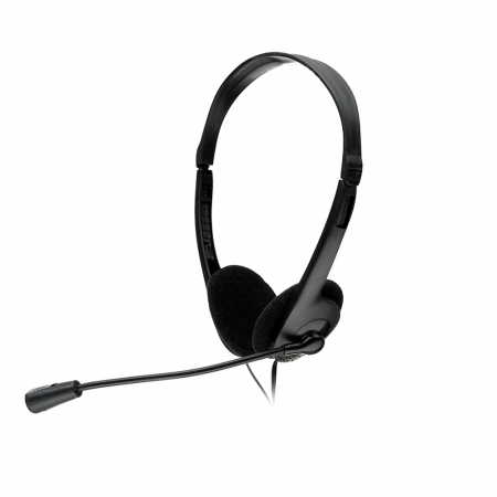 Casti - Casti Spacer, Model Negru, SPK-223, Microfon – Call Center