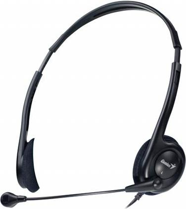 Casti Genius, Model Negru cu Microfon – Tip Call Center [1]