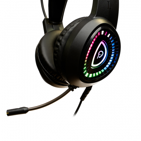 Casti Gaming Spacer, RGB, SPGH-Phantom cu Microfon – Lumini RGB [3]