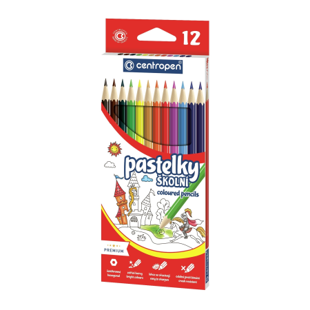 Creioane - Creioane colorate Centropen 12/Set