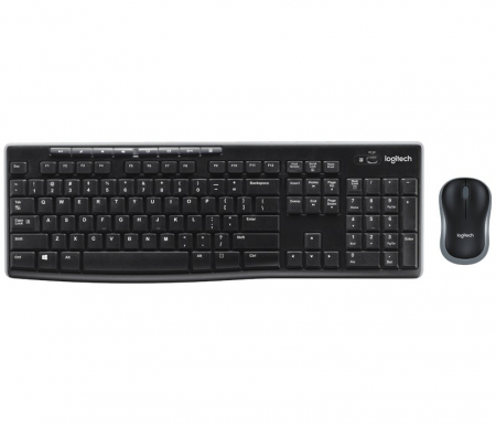 KIT Tastatura si Mouse - KIT Tastatura si Mouse Wireless Logitech MK270 - Ideal pentru Birou sau Acasa