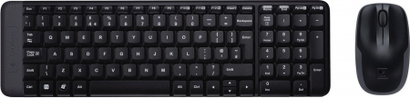 KIT Tastatura si Mouse - KIT Tastatura si Mouse Wireless Logitech 920-003168 - Ideal pentru Birou sau Acasa