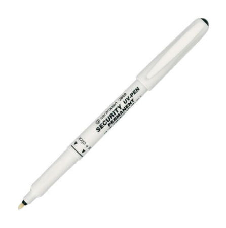 Back to School - Marker Centropen  Security UV-Pen - Alb