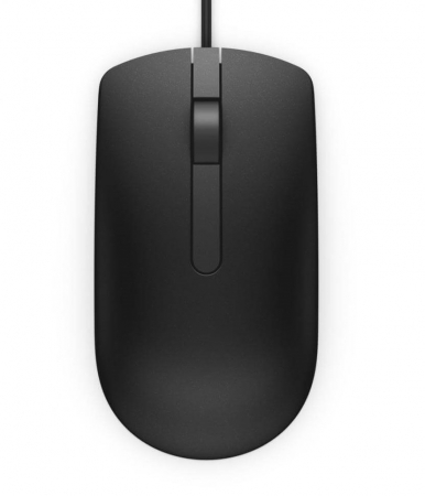 Mouse - Mouse Dell, Negru, 1000 DPI, 570-AAIR - Ideal pentru Birou sau Acasa
