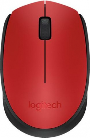 Mouse - Mouse Wireless Logitech, Rosu, 1000 DPI, M171 - Ideal pentru Birou sau Acasa
