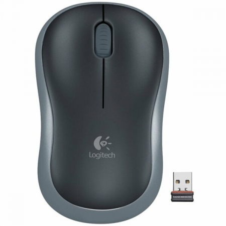 Mouse - Mouse Wireless Logitech, 1000 DPI, M185 - Ideal pentru Birou sau Acasa