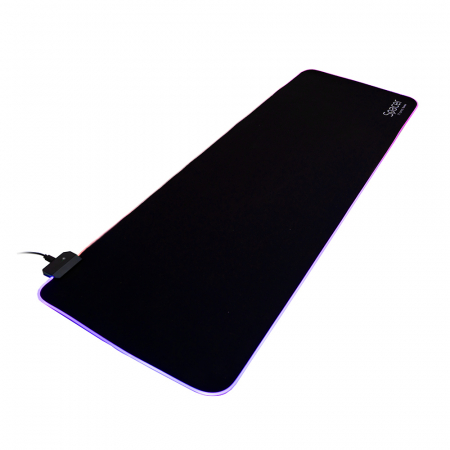 Mousepad Spacer Gaming, RGB-B, 900x300mm, Cauciuc si Textil – Iluminare RGB [1]