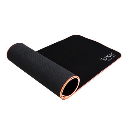 Mousepad Spacer Gaming, RGB-B, 900x300mm, Cauciuc si Textil – Iluminare RGB [3]