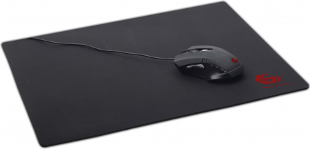 Gaming - Mousepad Gembird Gaming, GAME-L, Negru, 450x400mm, Cauciuc si Textil