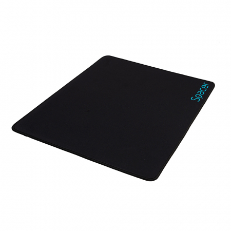 Mousepad Spacer Gaming, Negru, 350x250mm, Cauciuc si Textil [1]