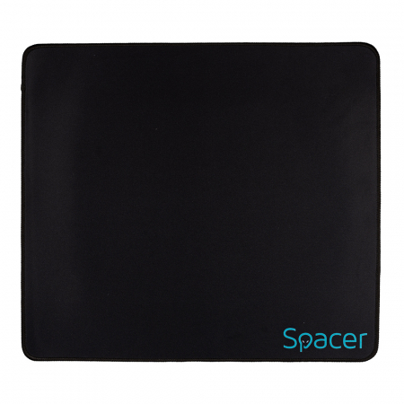 Mousepad - Mousepad Spacer Gaming, Negru, 350x250mm, Cauciuc si Textil