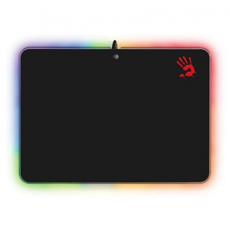Gaming - Mousepad A4Tech Gaming, MP-50RS, 358x256mm, Cauciuc si Textil – Iluminare RGB