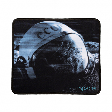Mousepad - Mousepad Spacer Gaming, Pad-PICT, 250x210mm, Cauciuc si Textil