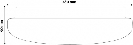 Aplică Plafonieră LED 18W 330*100mm NW 4000K Desdemona [2]