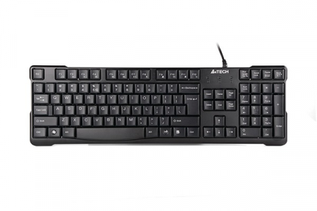 Tastaturi - Tastatura USB A4Tech, Negru, 105 Taste, KR-750 - Ideal pentru Birou sau Acasa