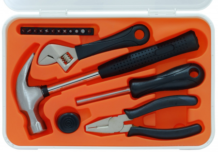 Trusa Scule - Trusa Scule Esentiale, 17 Piese – Set Unelte pentru Uz Casnic