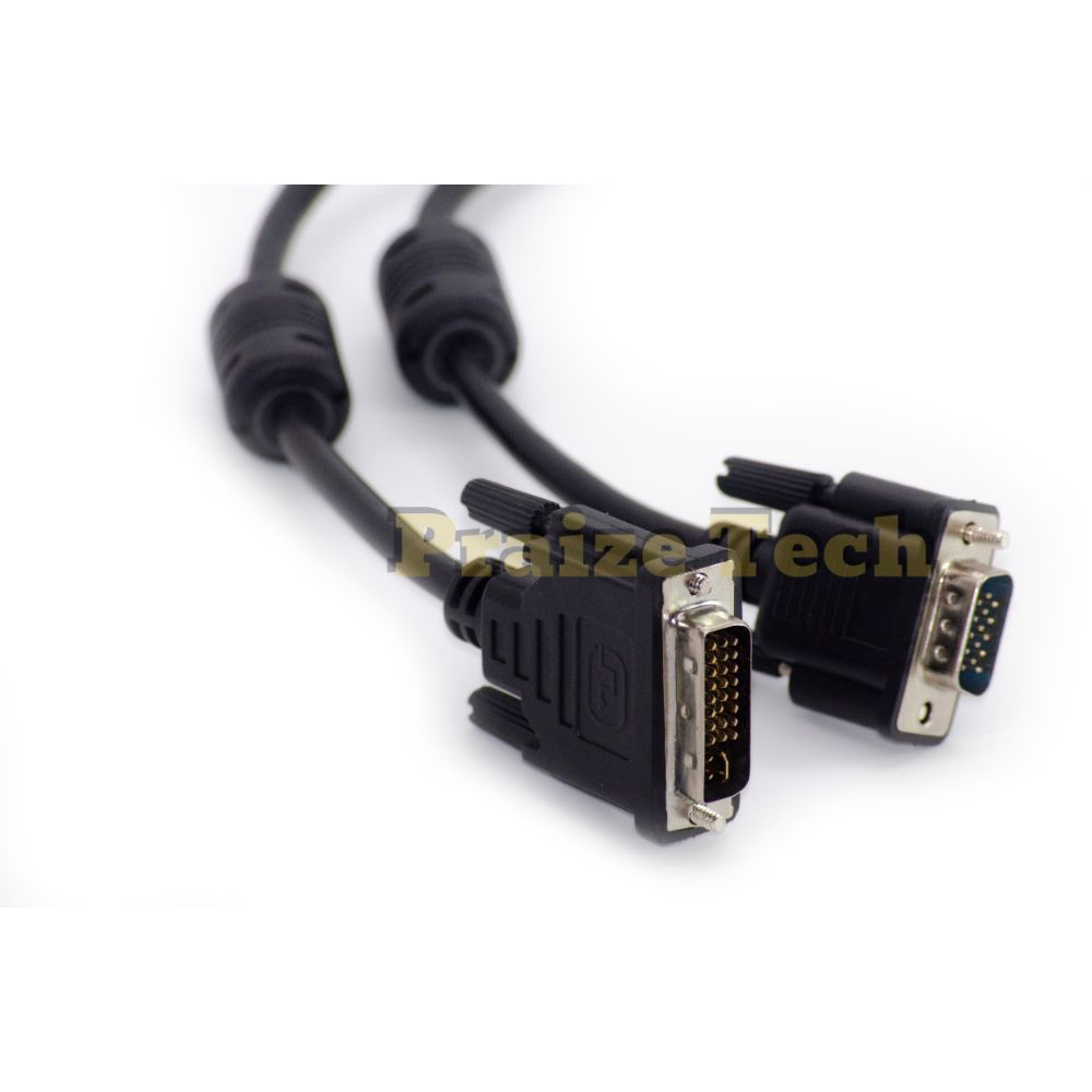 Cablu VGA-DVI-I, Tata-Tata, 1.5m Lungime - Video pentru sau Proiector
