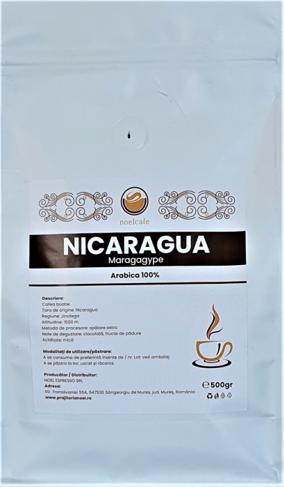 Cafea de origine NICARAGUA MARAGAGYPE-500 gr [1]