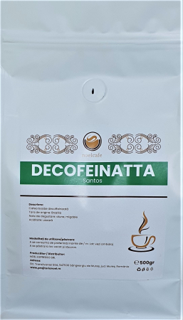 Cafea de origine - Cafea de origine DECOFEINATTA SANTOS-500 gr