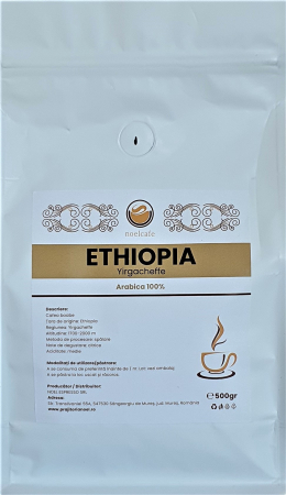 Cafea de origine - Cafea de origine ETIOPIA YIRGACHEFFE -500 gr