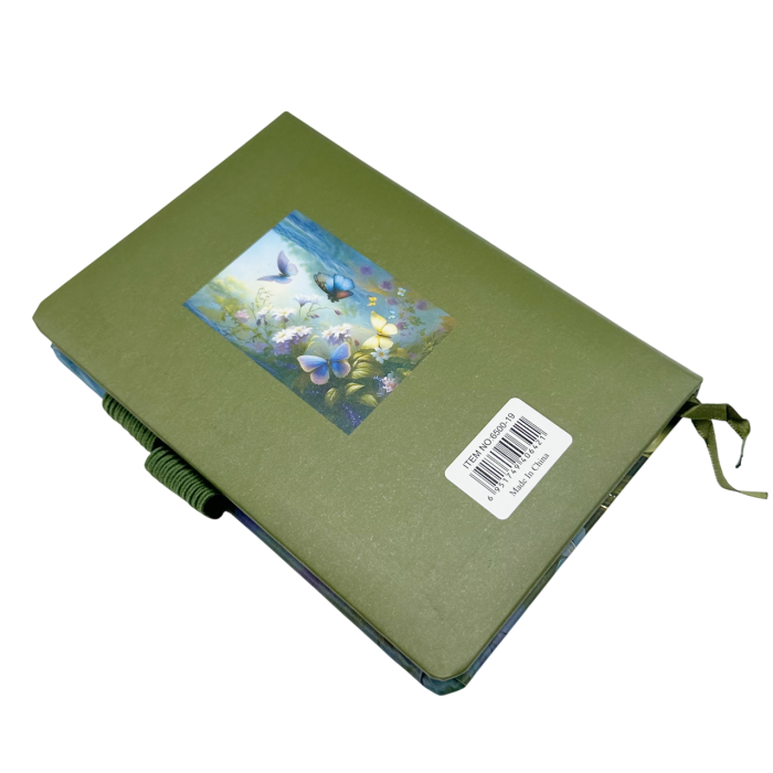 Agenda nedatata A6 EDEN GARDEN, Coperta cu flori si fluturi [3]