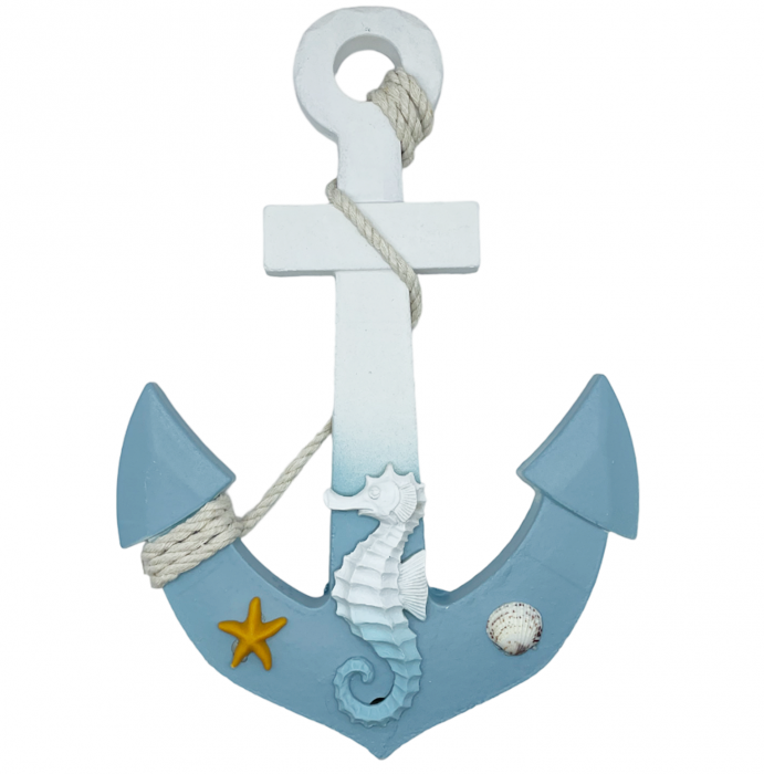 Ancora lemn decorativa SEAHORSE, 19x28cm [2]