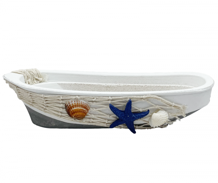 Barca lemn decorativa ZEPHYR, 24x7cm [1]