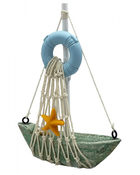 Barca lemn decorativa ESCAPE, 10x14cm [1]
