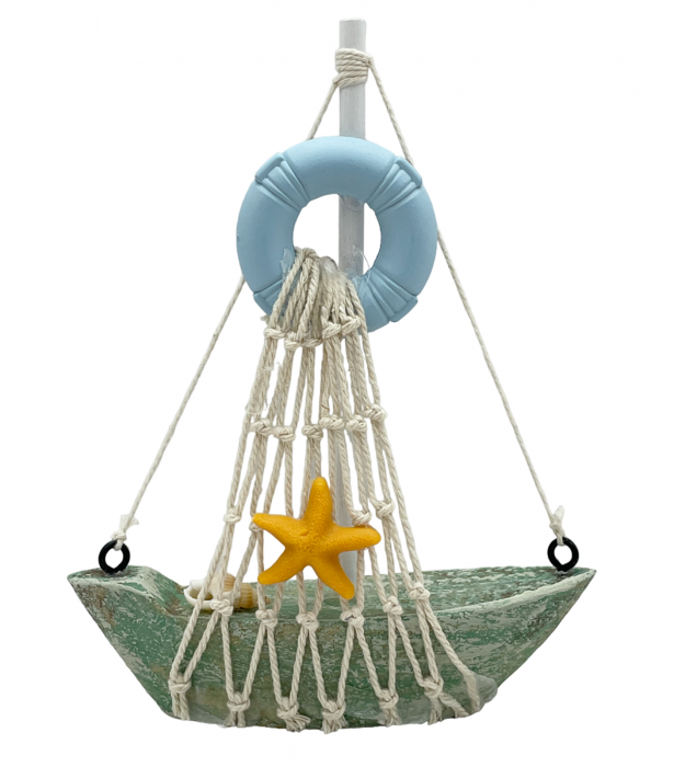 Barca lemn decorativa ESCAPE, 10x14cm [2]