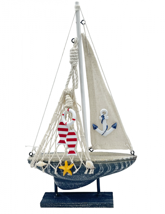 Barca lemn decorativa GALE, 18x31cm [1]