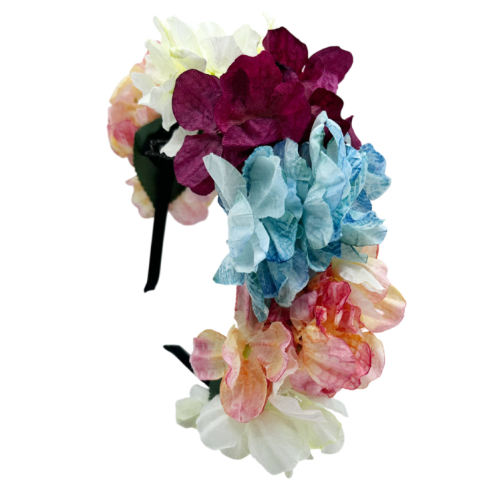 Bentiță de păr ISABELLE cu flori multicolor | Prăvălia cu Surprize [2]