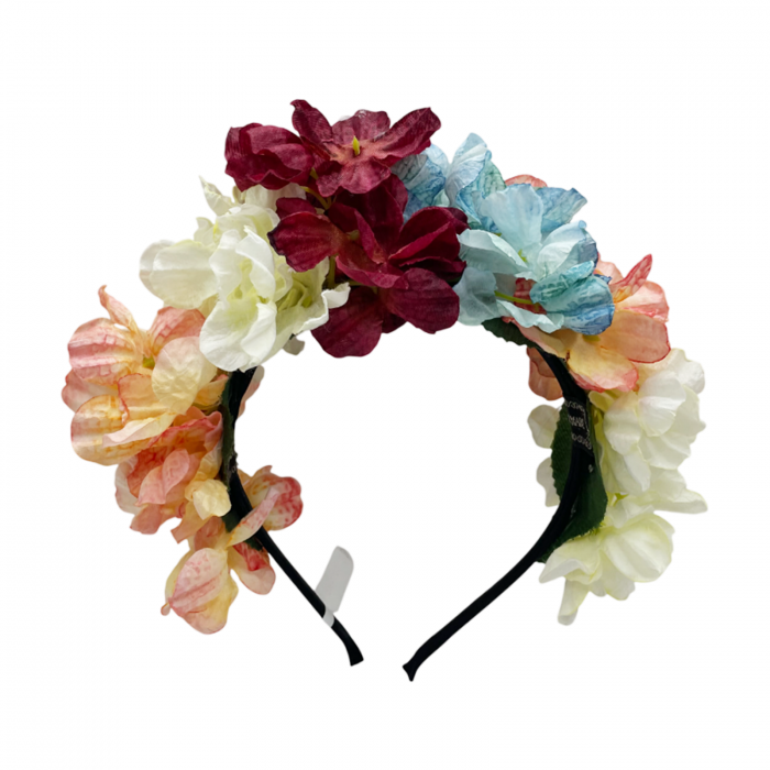 Bentita de par ISABELLE cu flori aplicate, Multicolor [2]