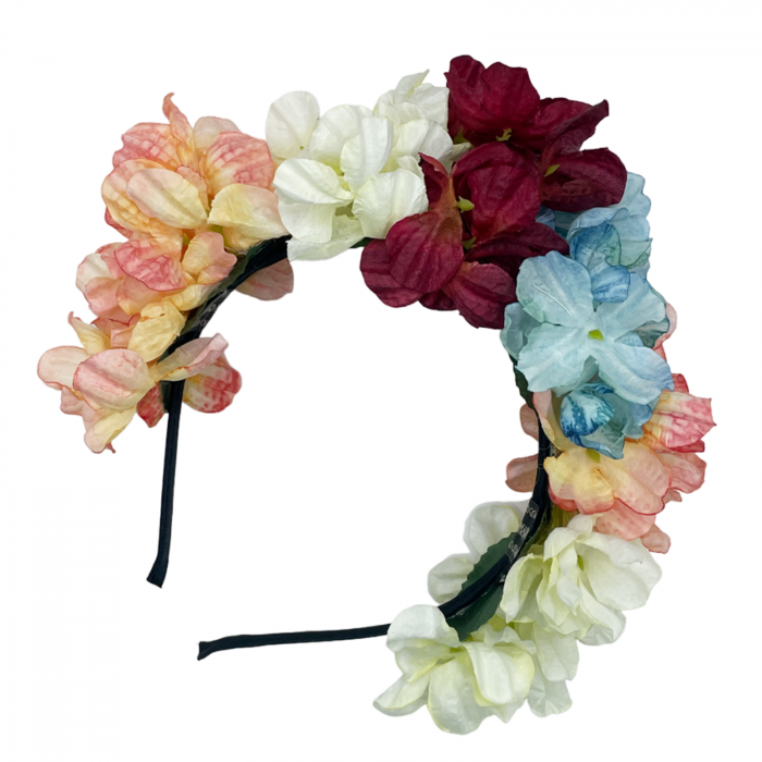 Bentita de par ISABELLE cu flori aplicate, Multicolor [3]