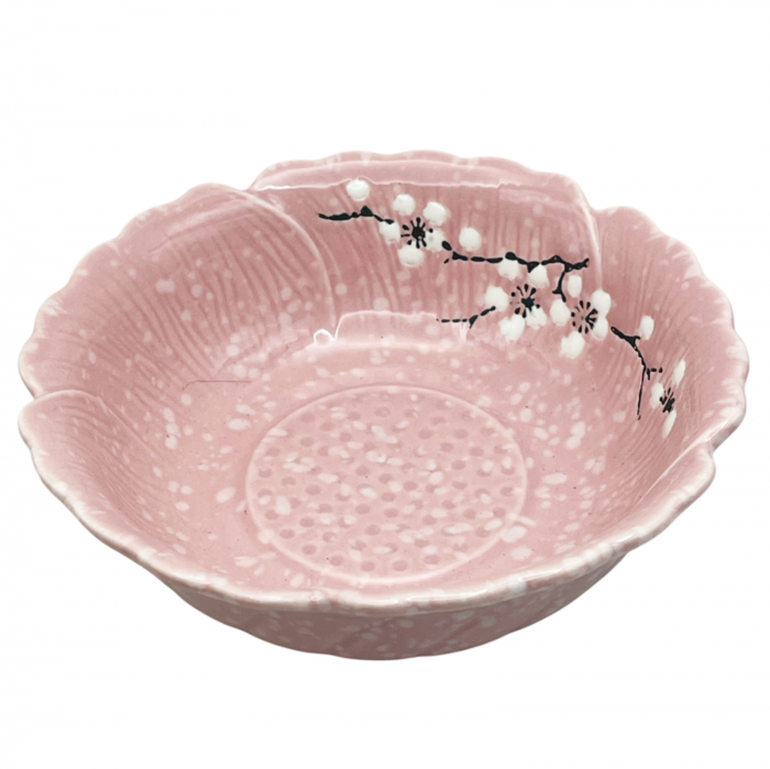 Bol servire rotund BLOSSOM, Roz, 15x5cm [2]