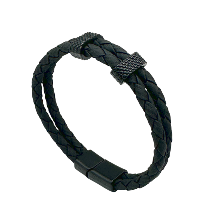 Bratara barbati ERIC, Piele neagra [1]