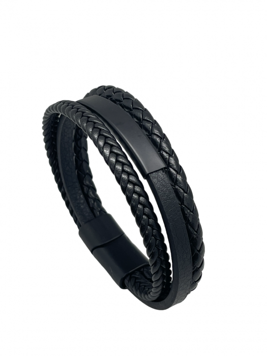 Bratara barbati GARETT, Piele neagra [4]