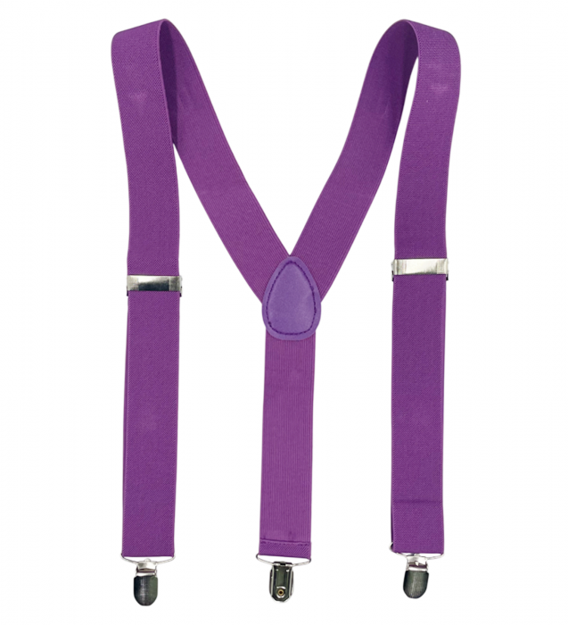 Bretele late CHARLIE, Mov, Cu clips [1]