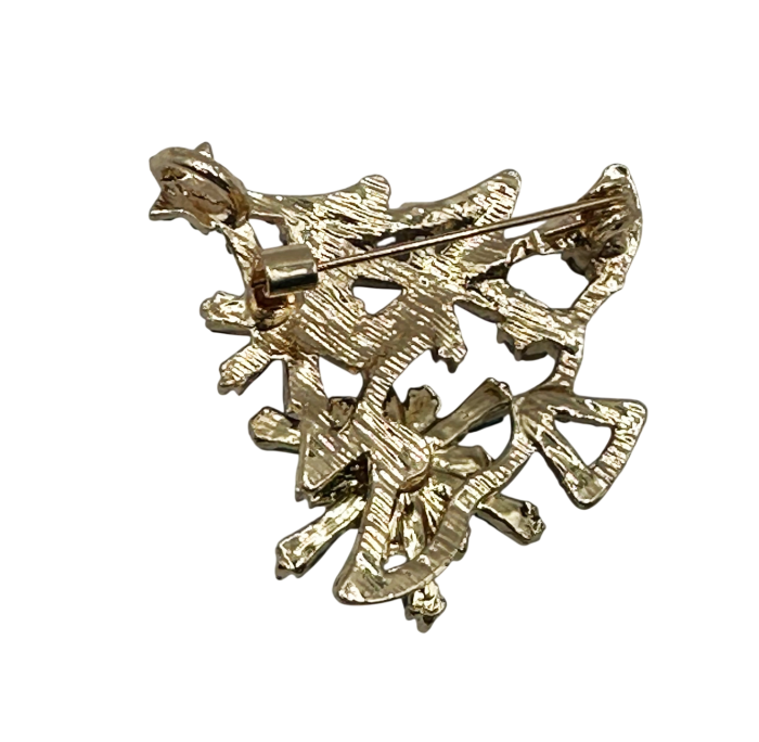 Brosa Craciun Bradut BRIGHT, 4.5cm [2]