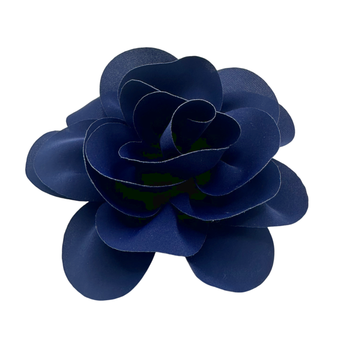 Brosa Floare BEAUTY bleumarin - Cu clips pentru par [2]