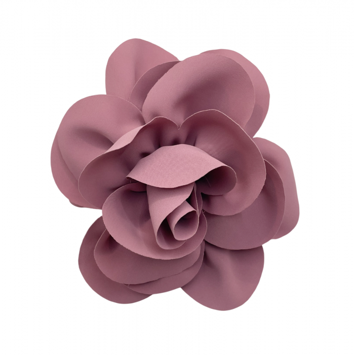 Brosa Floare BEAUTY, Roz inchis, 15cm, Cu clips pentru par [1]
