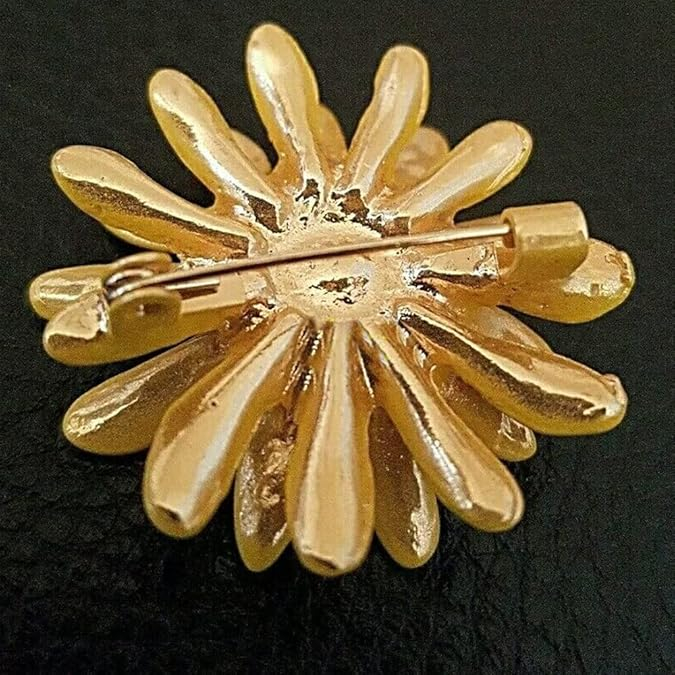 Brosa Floare DAISY, Verde, 3cm [3]