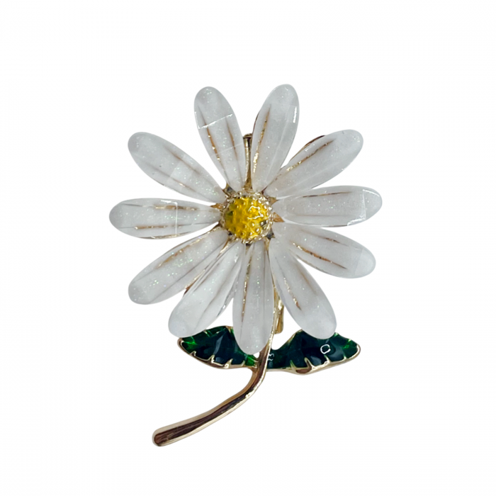 Brosa Floare MARGARET, Auriu, 4.5cm [1]