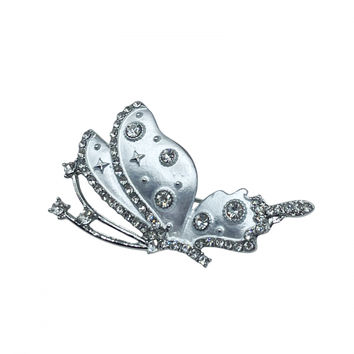 Brosa Fluture cu strasuri IZZY, 3.5cm [1]